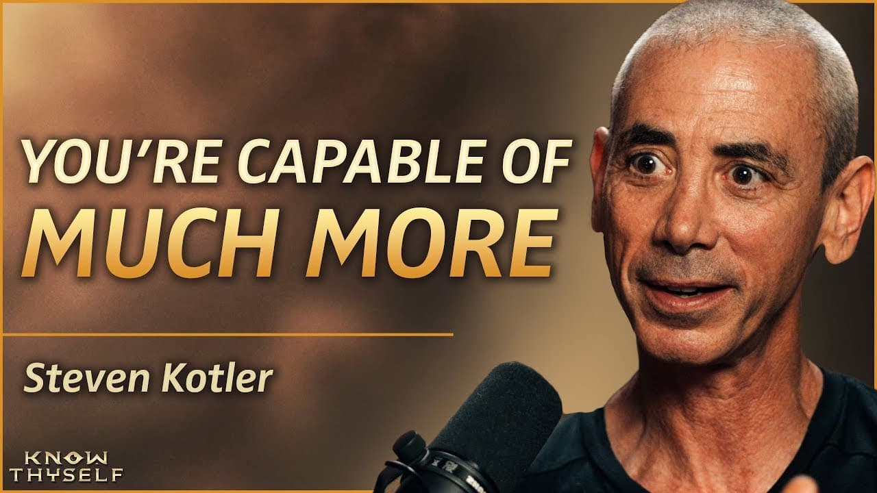 Achieve Peak Performance, Find FLOW & Do The Impossible | Steven Kotler — video