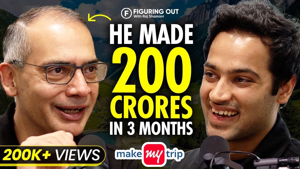 Building A PROFITABLE Business In India Ft. MakeMyTrip Founder Deep Kalra — video
