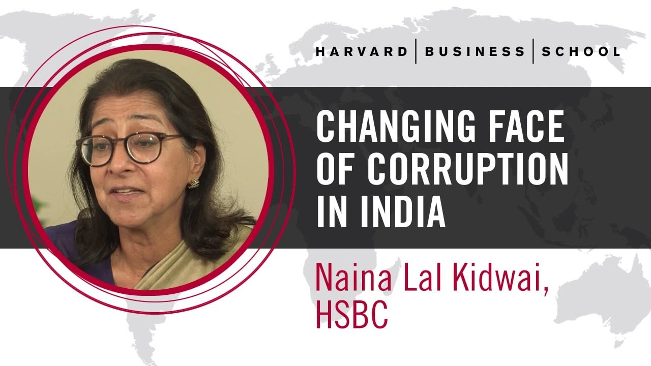 HSBC’s Naina Lal Kidwai: Changing Face of Corruption in India — video