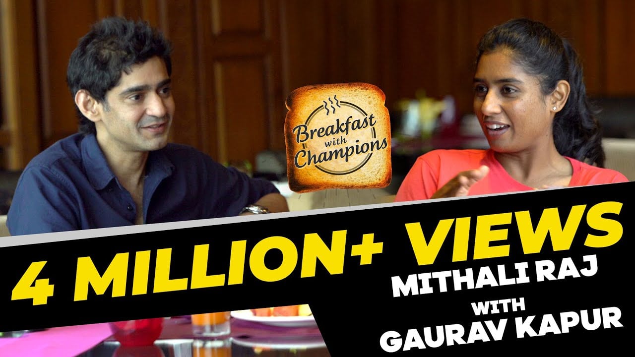 Mithali Raj | Breakfast with Champions — video