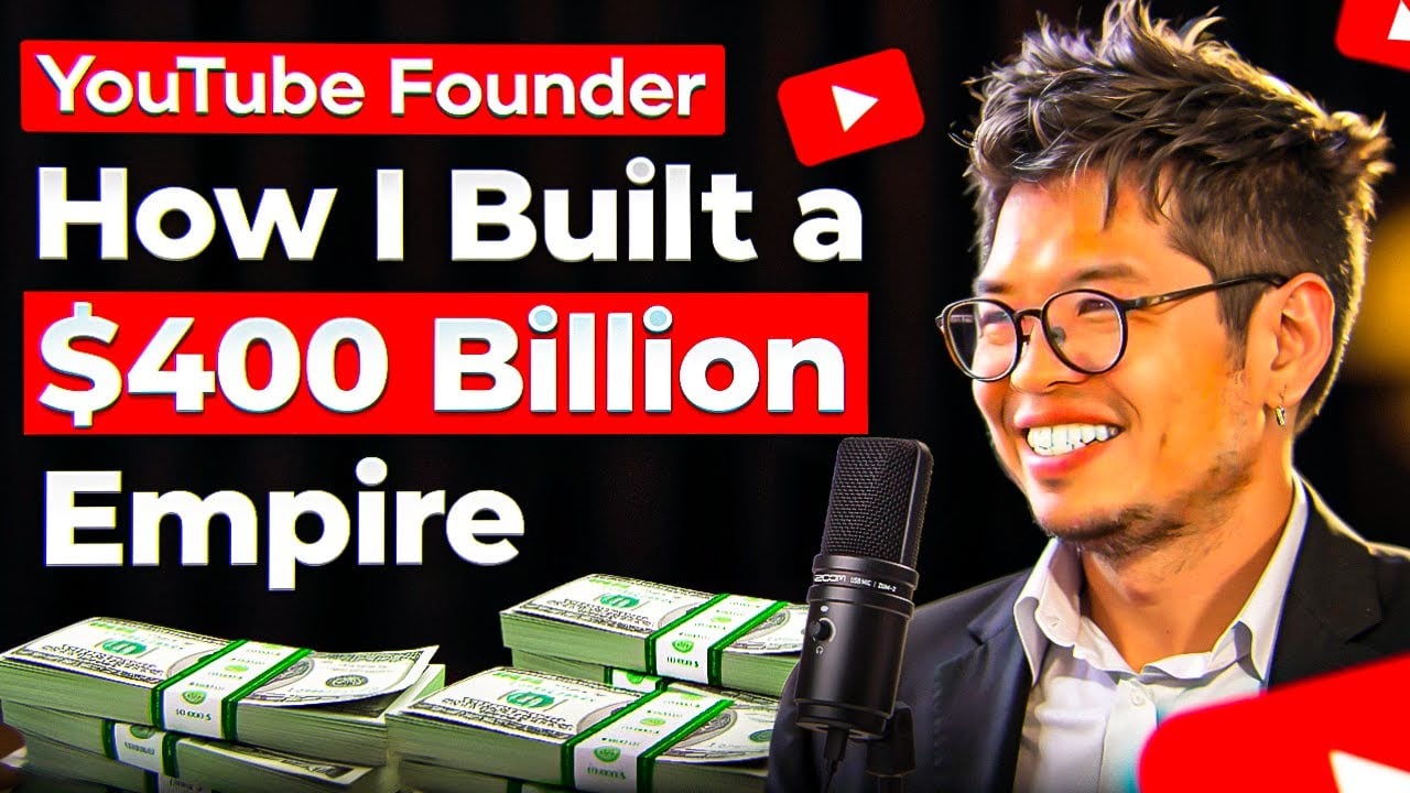 Youtube Founder: How A 27 Year Old Built A $400 Billion Company! — video