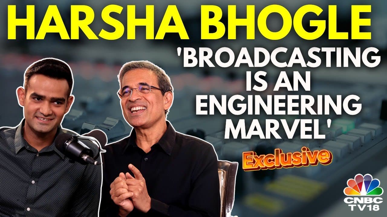 Harsha Bhogle Breaks Down The Art Of Broadcast — video