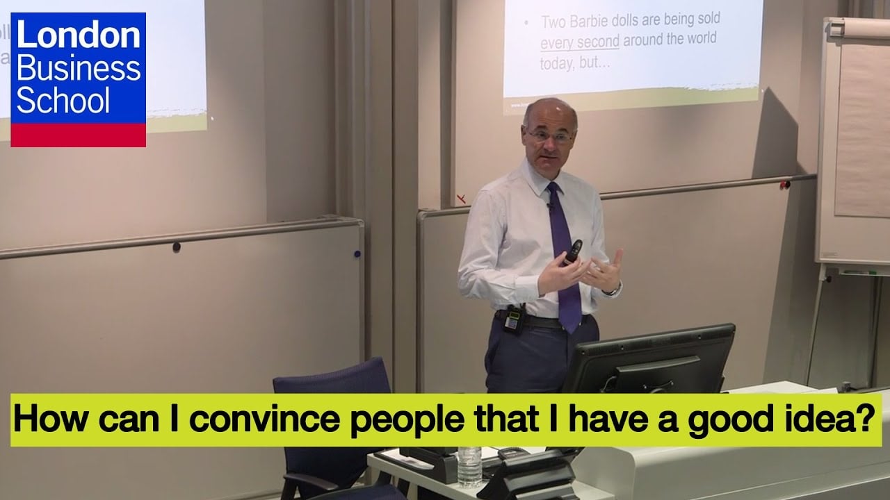 Costas Markides, How can I convince people that I have a good idea? — video