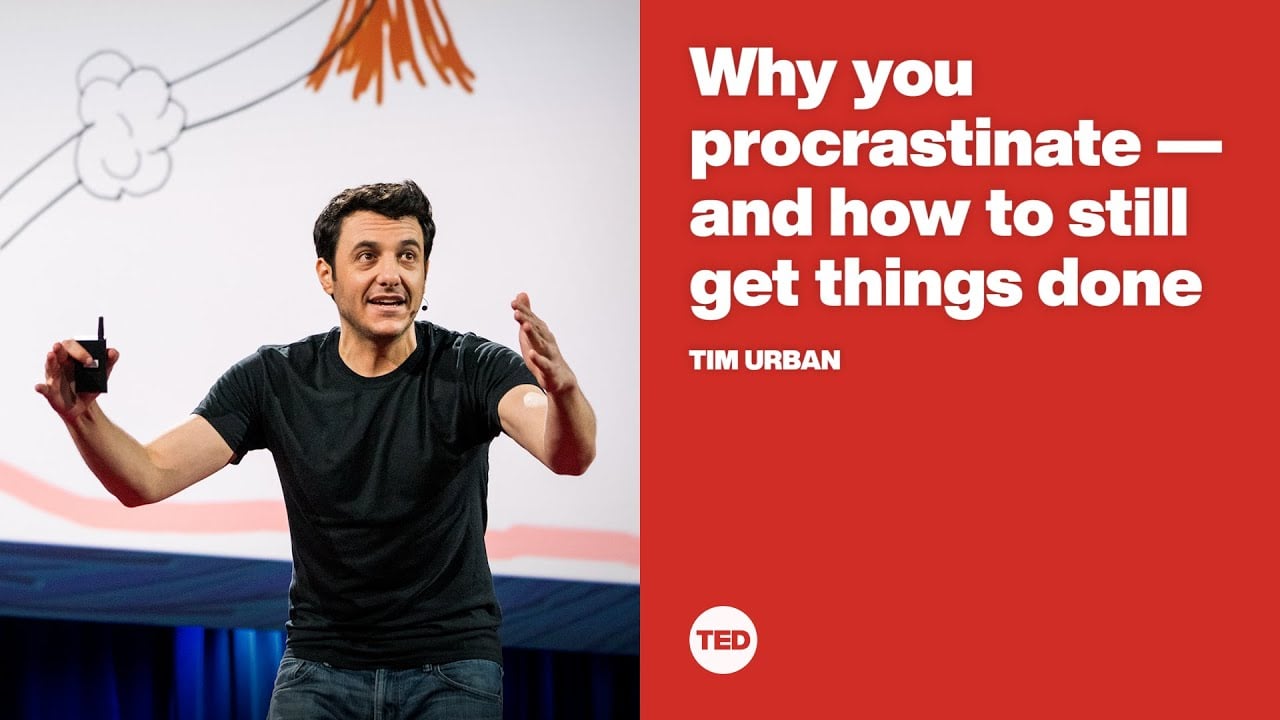 Why you procrastinate -- and how to still get things done | Tim Urban — video
