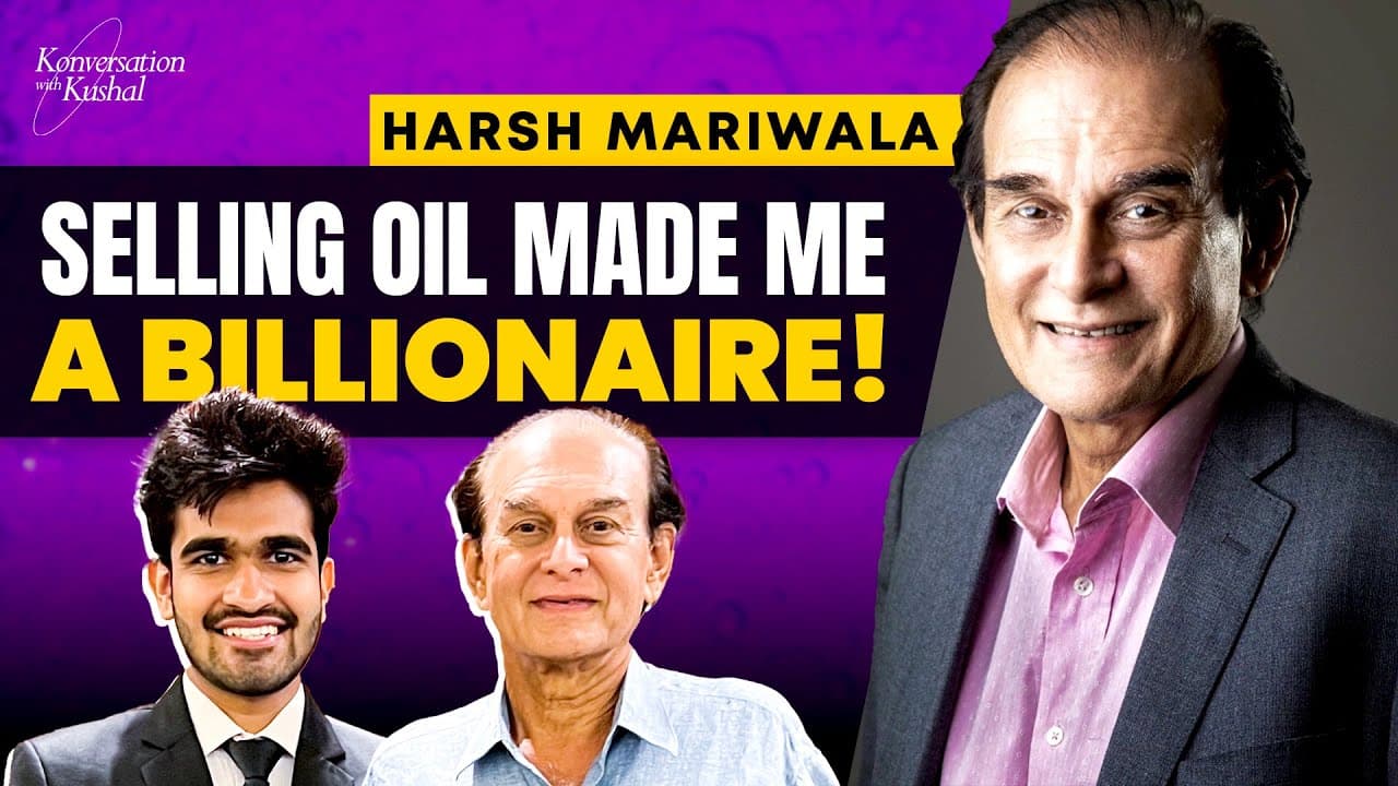 How He Built ₹60,000 Crore Company Selling Oil? Ft.Harsh Mariwala, Chairman of Marico Ltd. — video