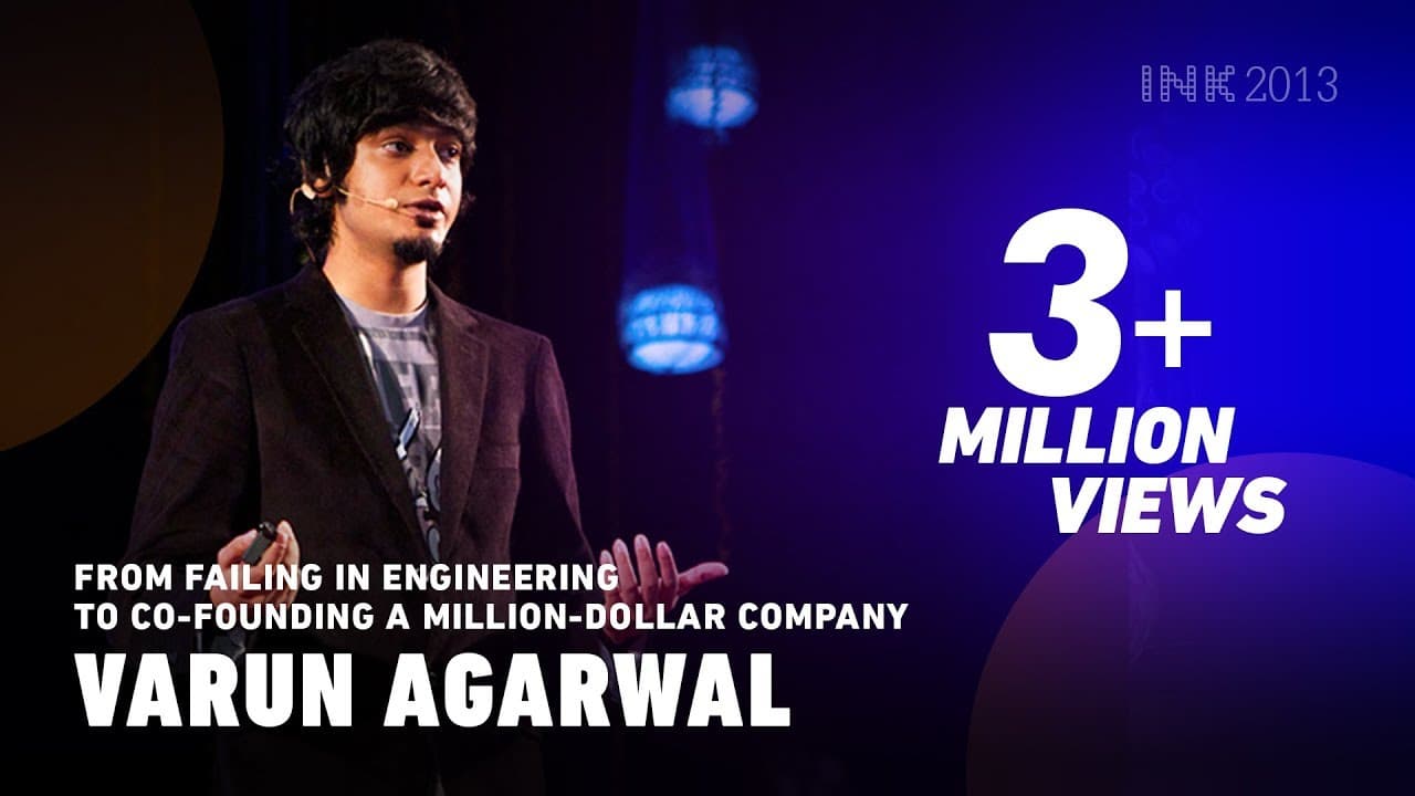 Varun Agarwal: From failing in engineering to co-founding a million-dollar company — video