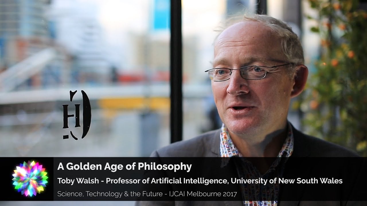AI Ethics: A Golden Age of Philosophy - Toby Walsh — video